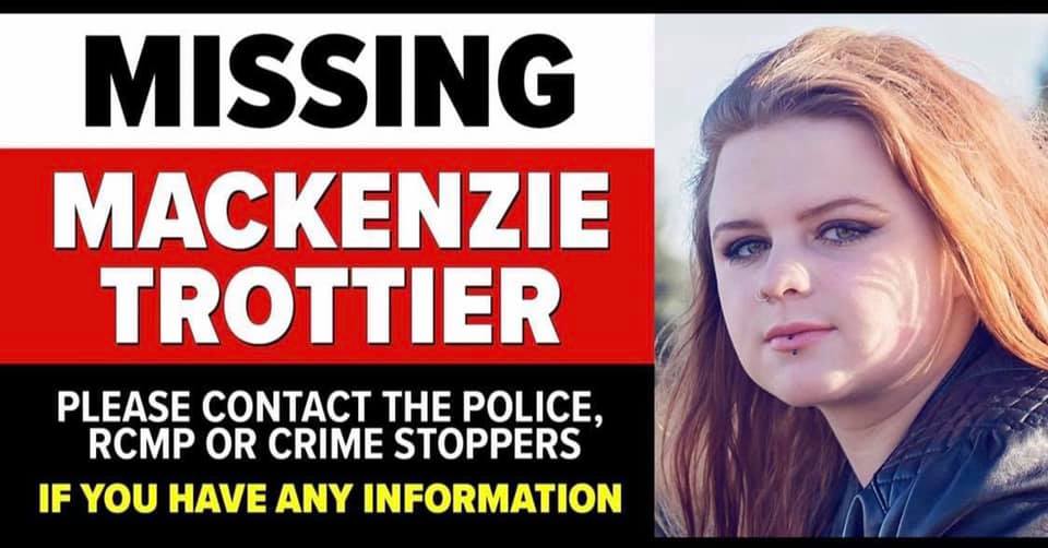 I am Mackenzie Lee Trottier – I am missing